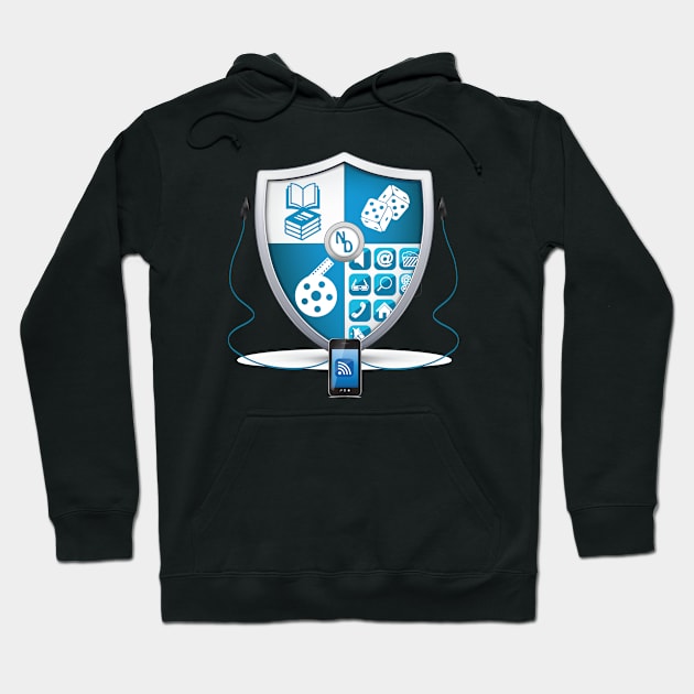 The Nerd's Domain Coat of Arms Hoodie by The Nerd's Domain